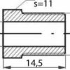 Remleidingnippel 7/16" x 24UNF - 10 stuks AL-RN172-11843