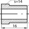 Remleidingnippel 1/4" BSPP - 10 stuks AL-RN173-11849