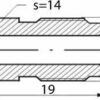 Remleidingnippel 1/4" BSPP - 10 stuks AL-RN174-11856