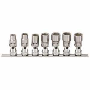 FORCE 30710S 3/8" Kniegewricht doppenset SAE 7 delig-0