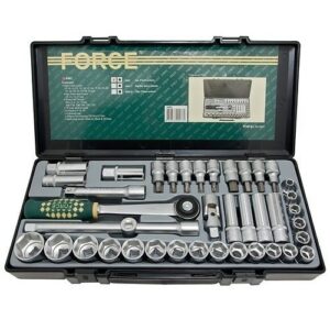 FORCE 4403 1/2" Doppenset 6-kant, Inbus en Torx 40 delig-0