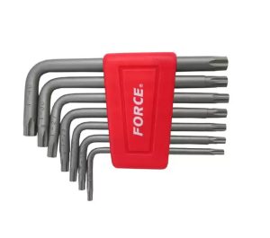 FORCE 5071T Haakse Resistorx sleutelset 7 delig