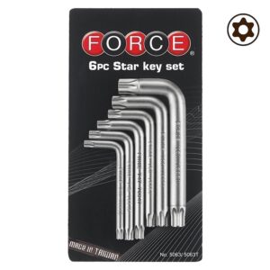 FORCE 5063T Haakse Resistorx sleutelset 6 delig-0