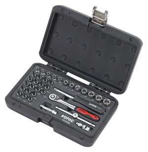 SONIC 103502 Doppen- en bitset 1/4``, 35-dlg. BMCS