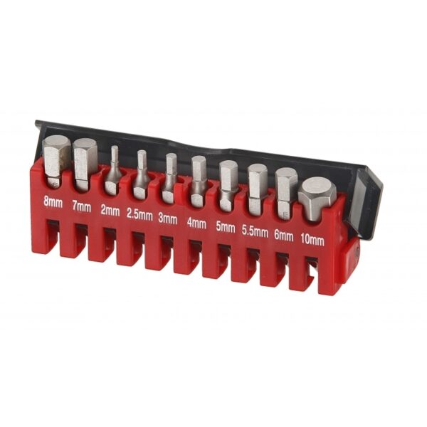 FORCE 21011 Bit set Inbus 10 delig (Ø 6 mm)-0