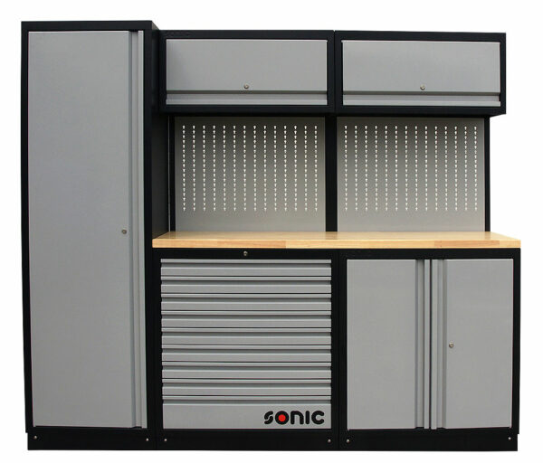 SONIC 4730230 MSS work station 230cm (houten bovenblad)-0