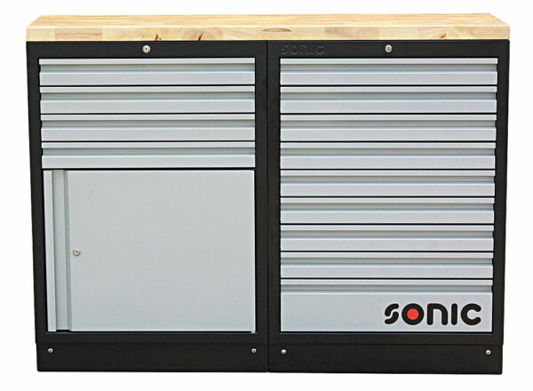 SONIC 4731307 MSS 26`` 9 laden & kast met laden met houten bovenblad-0