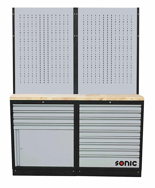 SONIC 4731411 MSS 34`` 9 laden, kast met laden en ophangpaneel (hout)-0