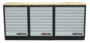 SONIC 4731508 MSS 26``/34`` lage opstelling met 27 lades met houten blad-0