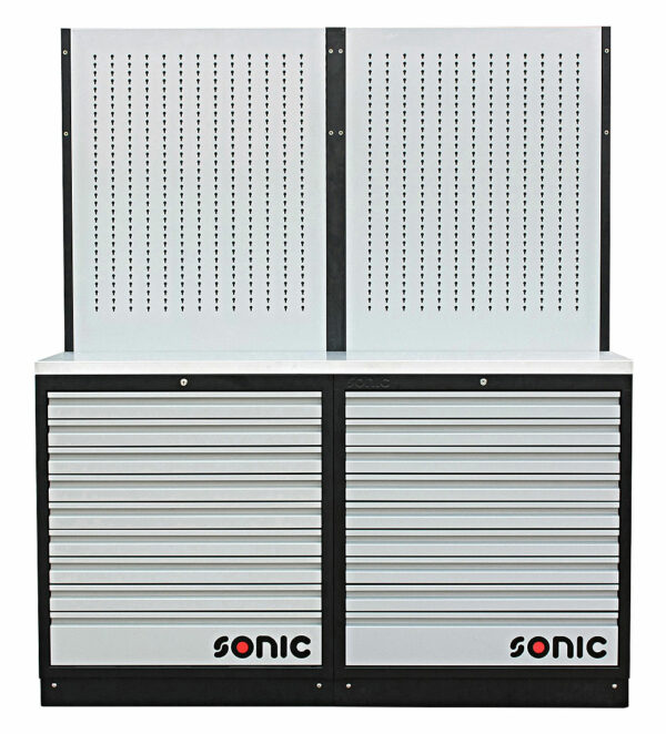 SONIC 4731703 MSS 34`` 18 laden & ophangpaneel met roestvrij stalen blad-0