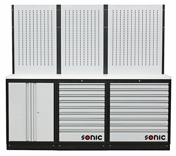 SONIC 4731803 MSS26``/34`` opstelling met 18 lades met rvs blad-0