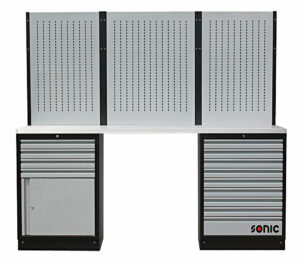 SONIC 4731811 MSS 26``/34`` opstelling met 13 laden met rvs bovenblad-0