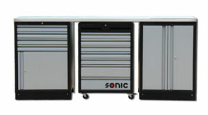 SONIC 4731816 MSS 26``/34`` lage opstelling met 11 laden met rvs bovenblad-0