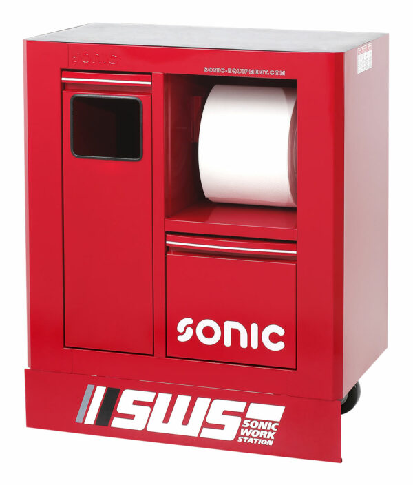 SONIC 4732220 SWS 128`` work station 3320mm rood leeg-13889