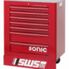 SONIC 4732220 SWS 128`` work station 3320mm rood leeg-13886