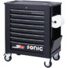 SONIC 742009 Gereedschapswagen S10 gevuld (420 delig) Zwart-14532