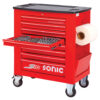 SONIC 735715 Gereedschapswagen S10 gevuld (357 delig) Rood SAE-0