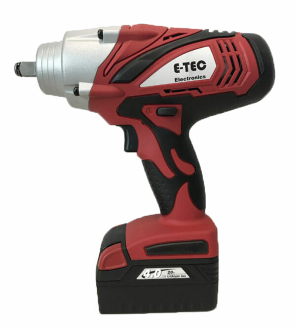 E-TEC E-9650 Slagmoersleutel 1/2" - 20V Li-Ion-0