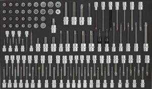 FORCE F41141 Bitdoppen combinatie set 114-delig-0