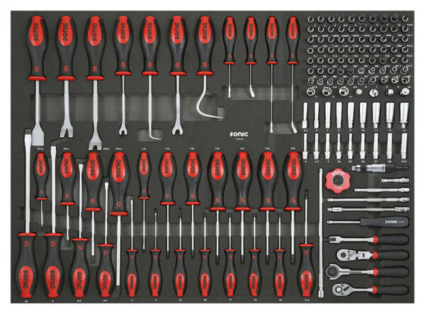 SONIC 773508 S14 gereedschapswagen gevuld (735 delig) -27086