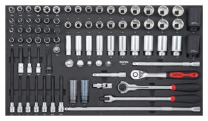 SONIC 308201 Doppenset 1/2'', 82-dlg. SFS