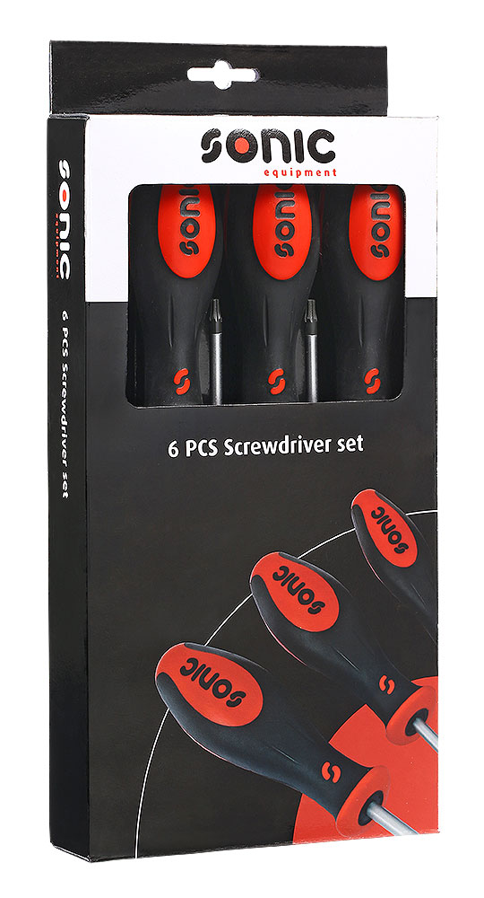 SONIC 600619 Schroevendraaierset TX in gekleurde doos 6-dlg.-0