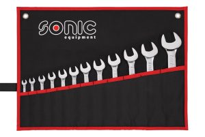 SONIC 601204 Ringsteeksleutelset (SAE) 12-delig