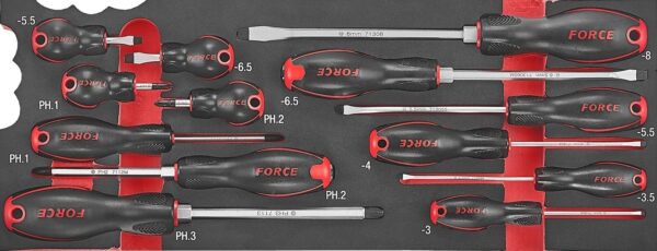 FORCE 50235-187 Gereedschapskist gevuld 187-delig-23564
