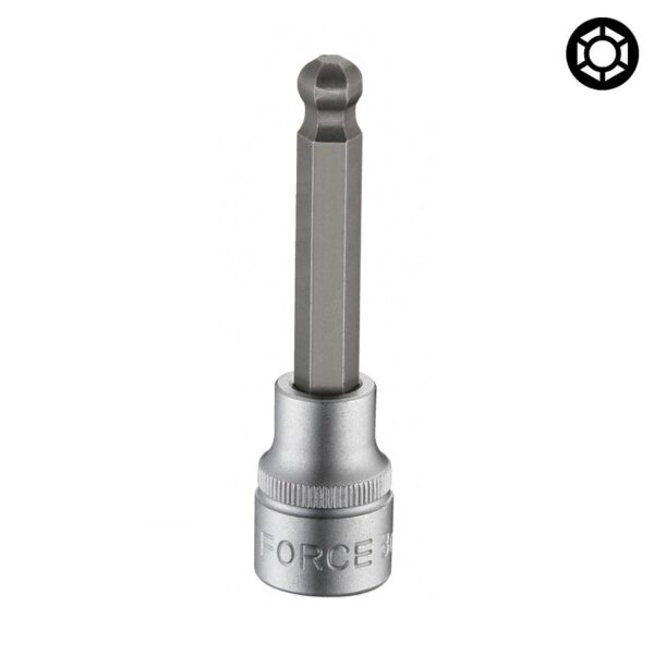 FORCE Bit doppen 1/2" (Kogelinbus 240mmL) - diverse maten-0