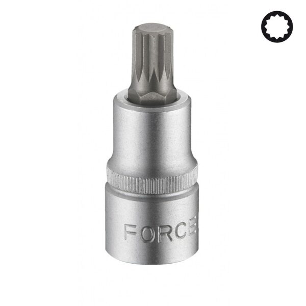 FORCE Bit doppen 1/2" (Spline 55mmL) - diverse maten-0