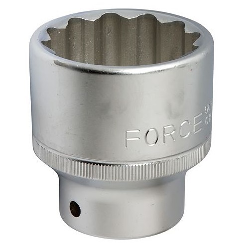 FORCE 58955 Dop kort 1" (12-kant) 55 mm -0