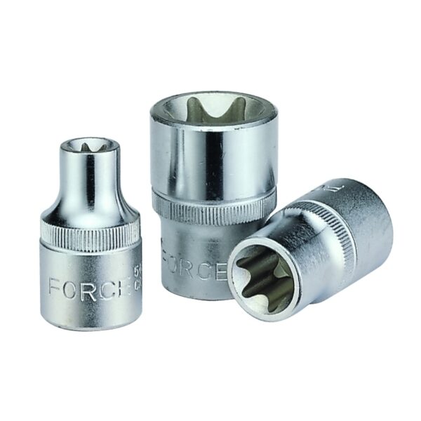 FORCE 54614 Dop kort 1/2" (E-Torx) E14-0