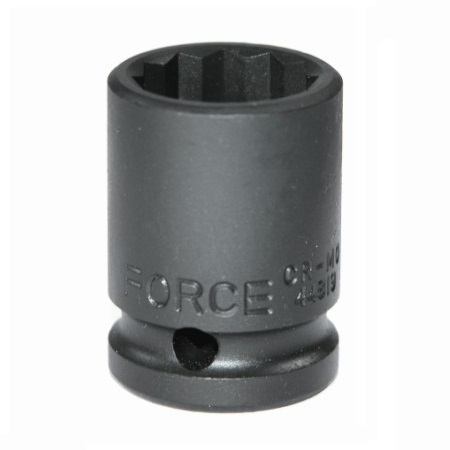 FORCE 44821 Krachtdop kort 1/2" (12-kant) 21 mm-0