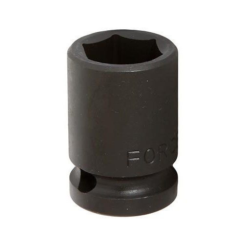 FORCE 4453.8 Krachtdop kort 1/2" (6-kant) SAE 3/8"-0