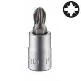 FORCE Bit doppen 1/4" (Pozidriv) - diverse maten-0