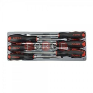 FORCE 20610A Slagschroevendraaier set Plat, Philips 6-delig-0