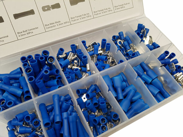 FD-6053 Kabelschoen assortiment blauw 280-delig-0