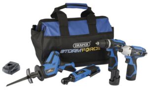 DRAPER D67993 Mini accutool set 10.8V, 4 machines-0