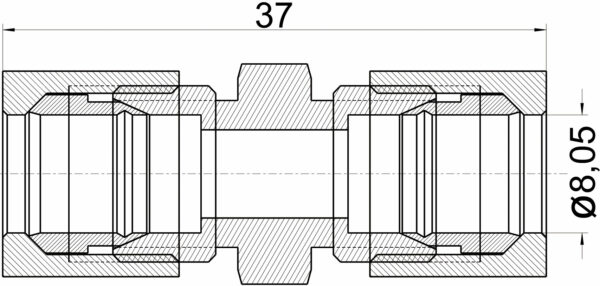 Knelkoppeling Ø 10,00 mm-22274