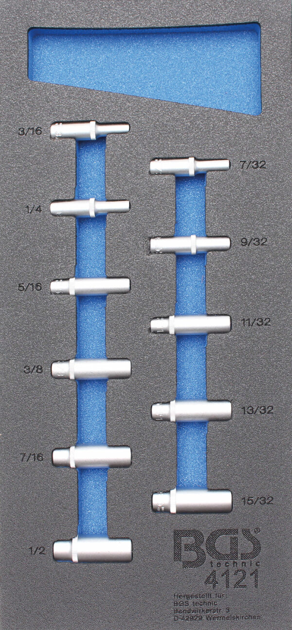 BGS 4121 Doppen set 1/4" SAE (11-delig)-0