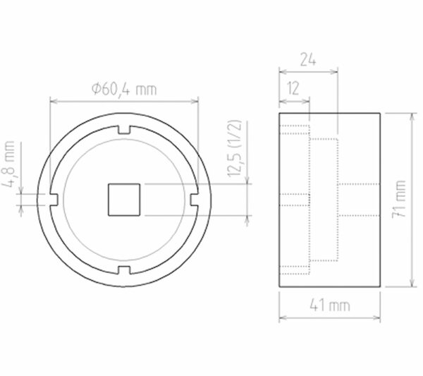 BGS 5423 Kroonmoerdopsleutel voor Ford Transit-23763