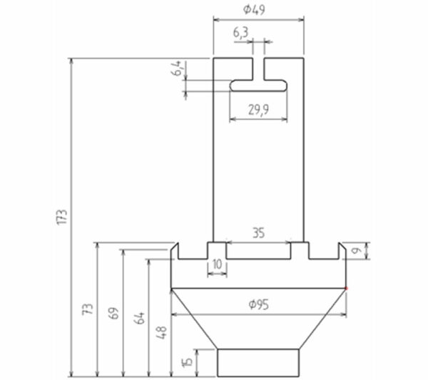 BGS 8269 Kroonmoerdopsleutel voor MB Atego | 80 - 95 mm-23767