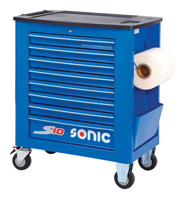 SONIC 717316 Gereedschapswagen S10 gevuld (173 delig) Blauw-23879