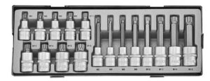 FORCE T4179 1/2" Doppenset Spline 17-delig-0