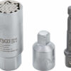 BGS 92533 Multi-dopsleutel adapter-set | 10 mm (3/8") | 9 - 21 mm | 3-delig-0