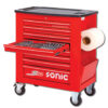 SONIC 733715 Gereedschapswagen S10 gevuld (337 delig) Rood-0