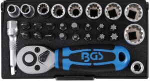 BGS 2143 Doppen set | 1/4" | 28-delig-0