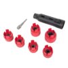 FORCE FC-907T8 Draadeind reiniging set | voor wielmoeren-28446