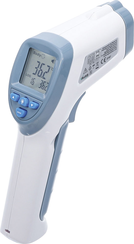 BGS 6007 Thermometer | Infrarood | voor meting van personen + voorwerpen | 0 - 100°-0