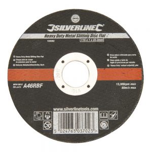 SILVERLINE 103662 Doorslijpschijf | 115 x 1 x 22,23 mm | Heavy duty